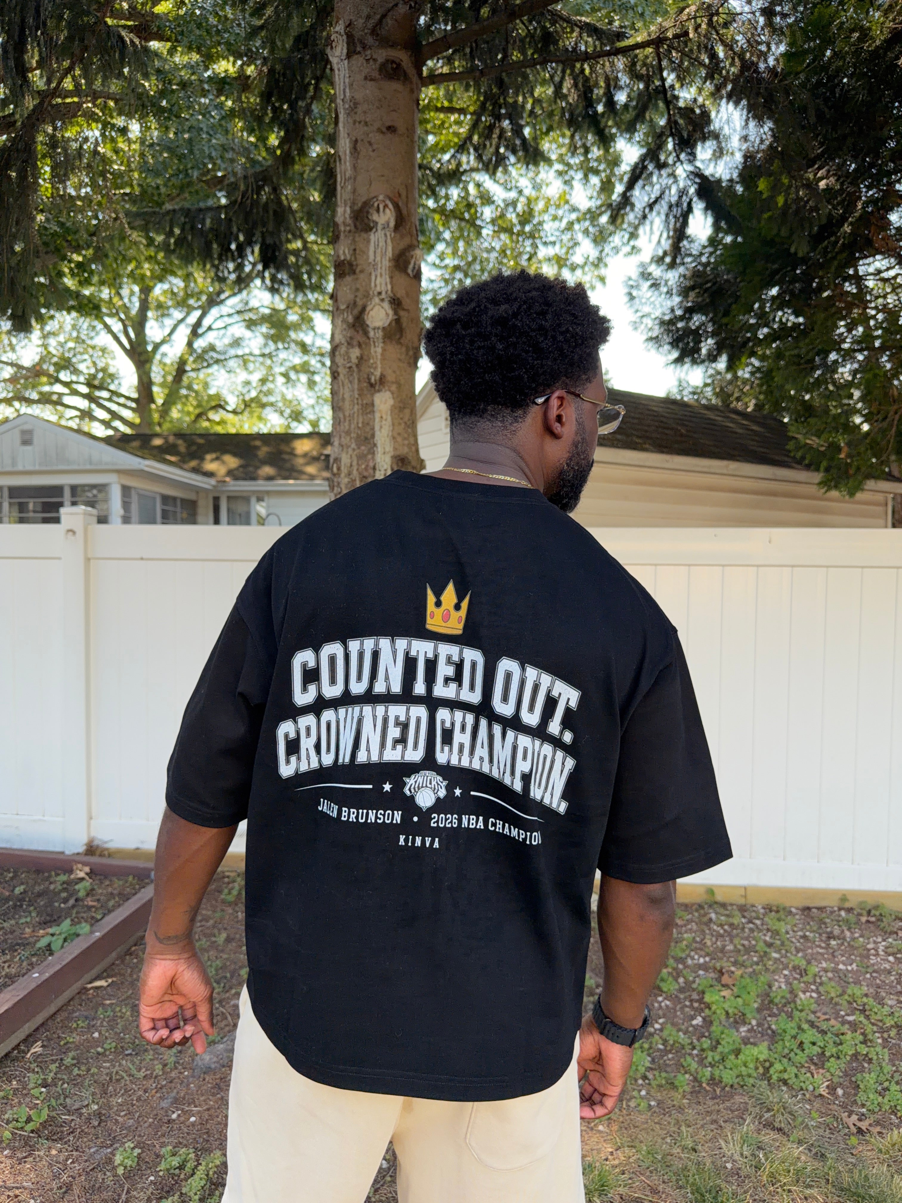 Crowned Champion Heavyweight Boxy T-Shirt