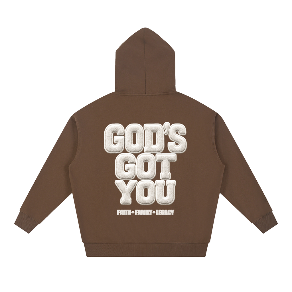 “God’s Got you” Heavyweight Hoodie