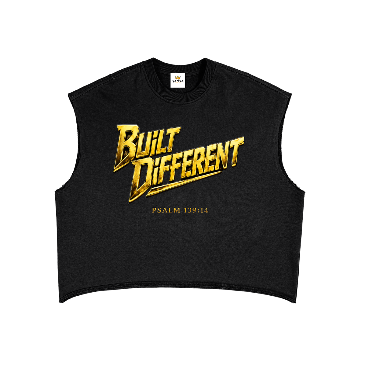 “Built Different” Boxy Tank Top