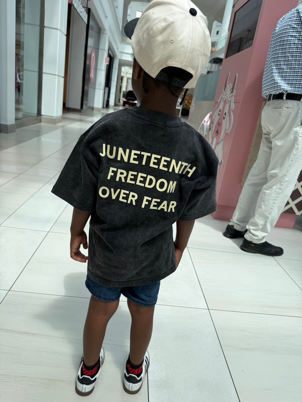 Freedom Over Fear Boxy Kids Tee
