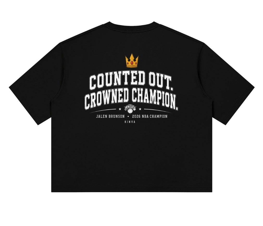 Crowned Champion Heavyweight Boxy T-Shirt