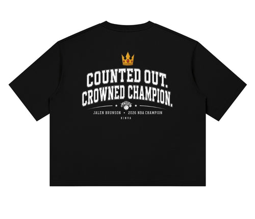 Crowned Champion Heavyweight Boxy T-Shirt