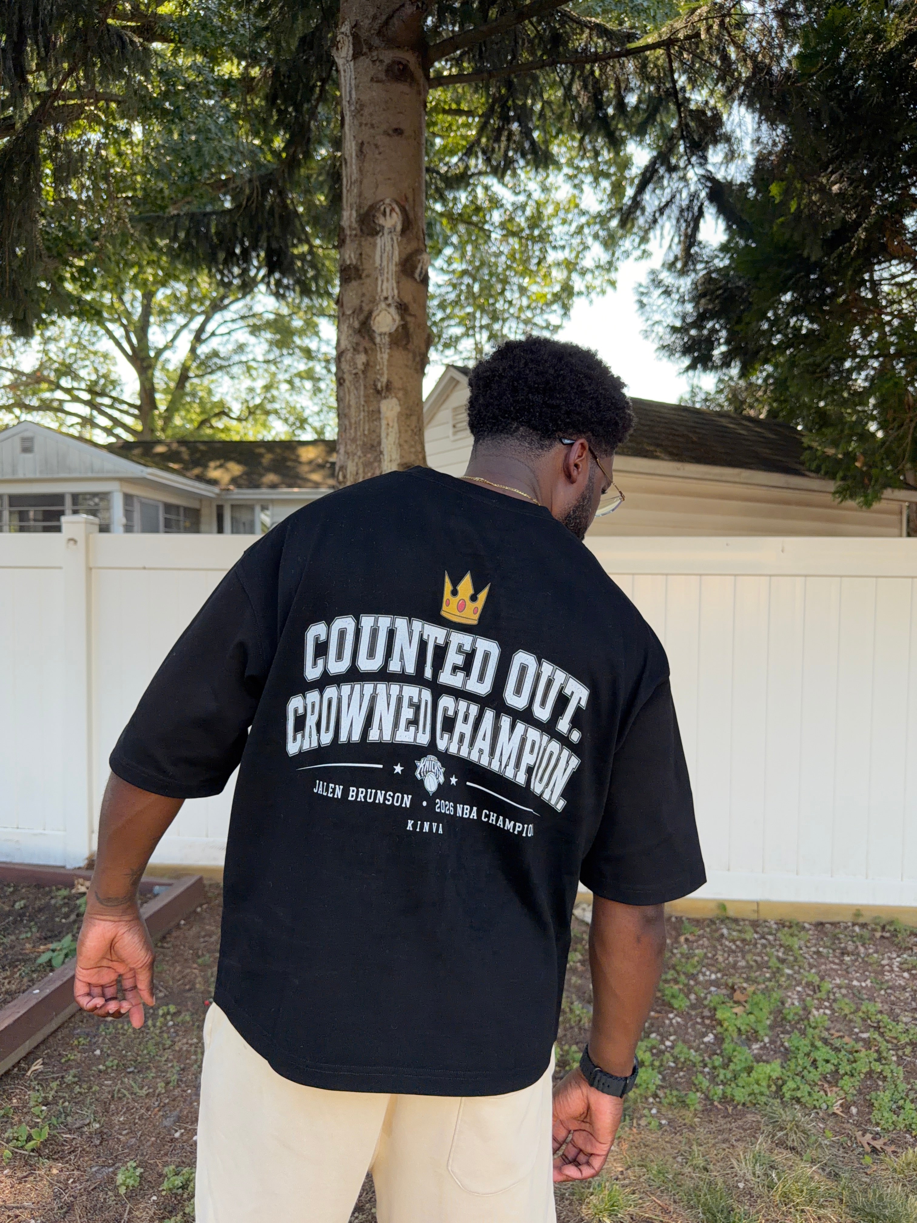 Crowned Champion Heavyweight Boxy T-Shirt