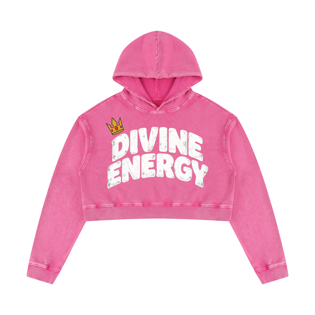 Women’s “Devine Energy” Crop Hoodie