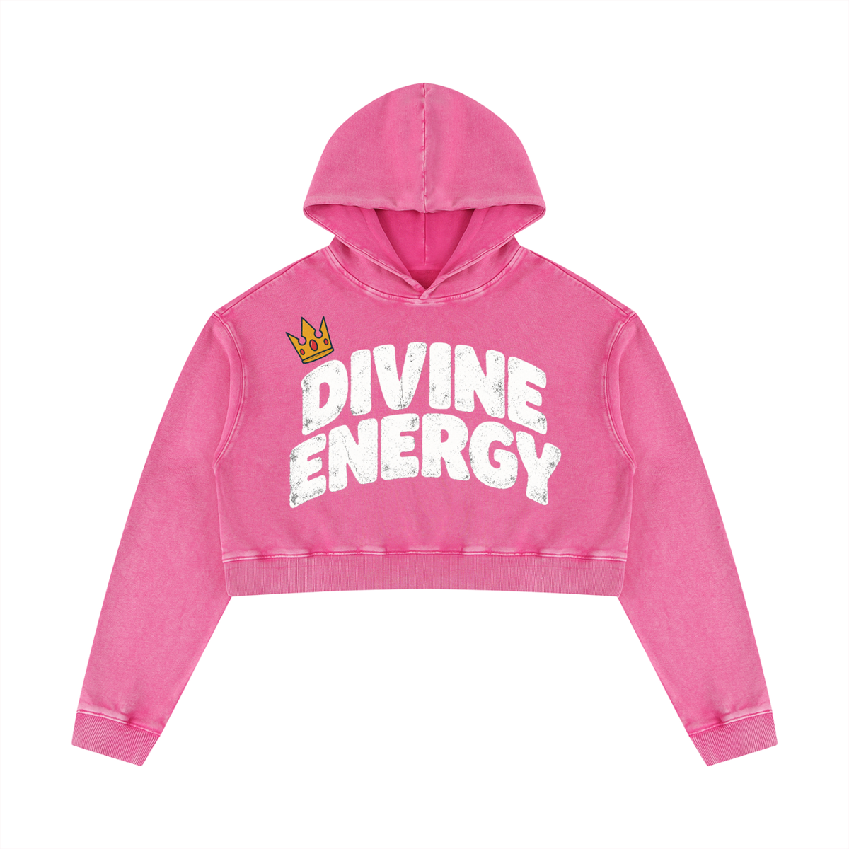 Women’s “Devine Energy” Crop Hoodie