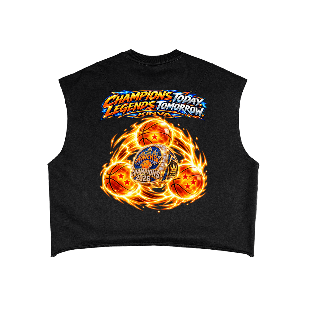 “The Next Evolution” French Terry Boxy Tank Top