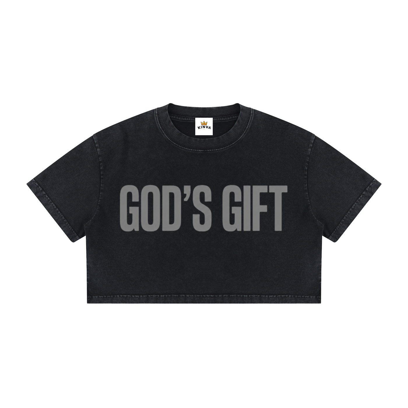Women's Gods Gift Crop T-Shirt