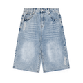 “Trust God” Denim Shorts