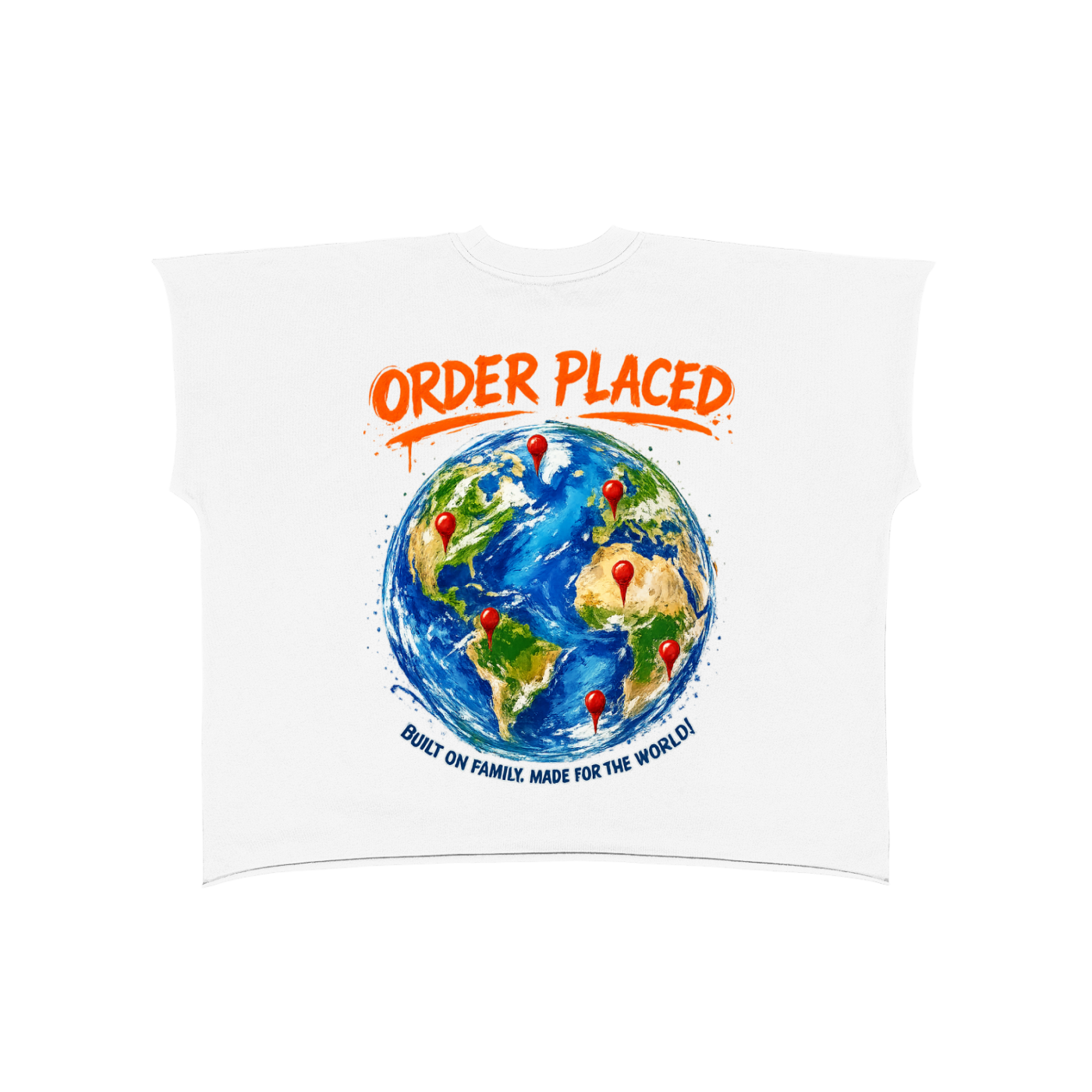 Order Placed Raw Edge Boxy T-Shirt