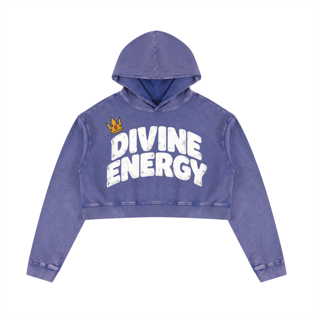 Divine Energy Crop Hoodie