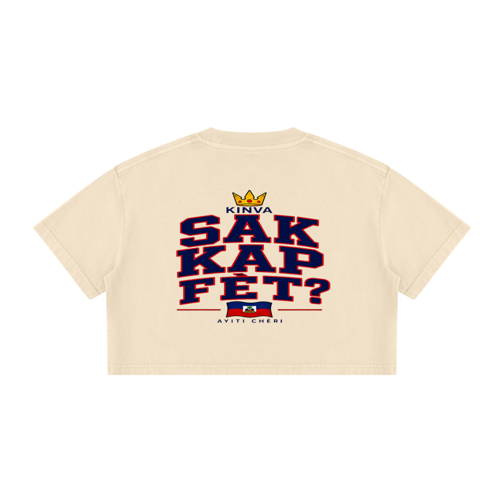 Ayiti Cheri women’s Crop top
