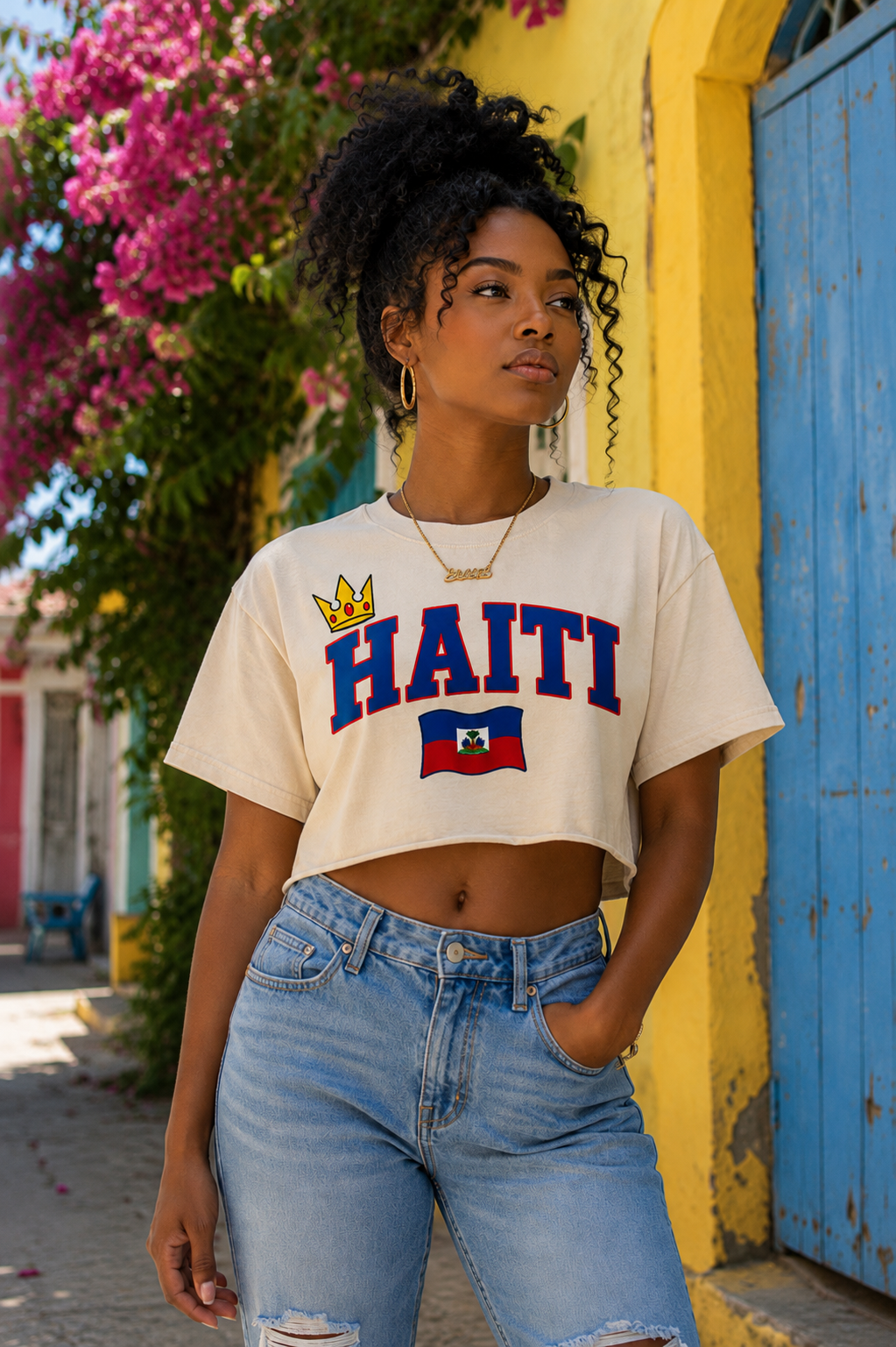 Ayiti Cheri women’s Crop top