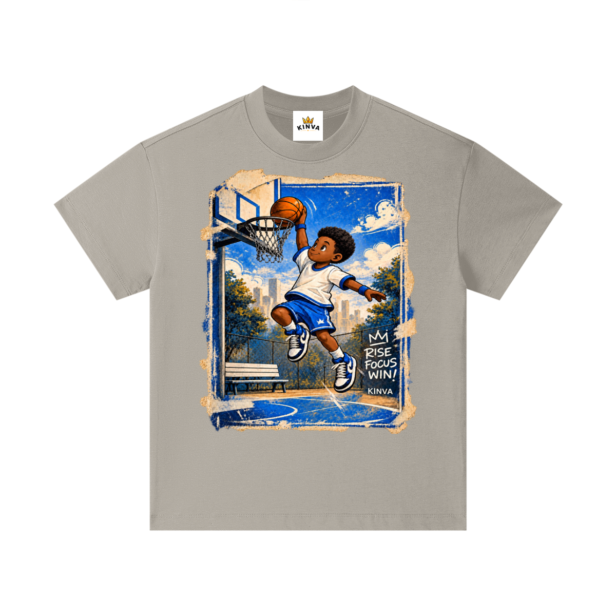 Kids “Rise”  Basketball T-Shirt