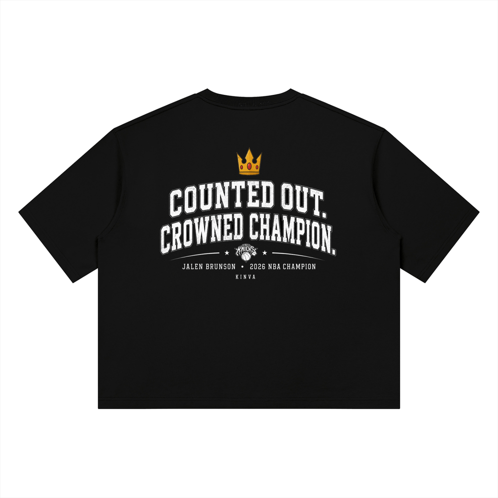 Crowned Champion Heavyweight Boxy T-Shirt