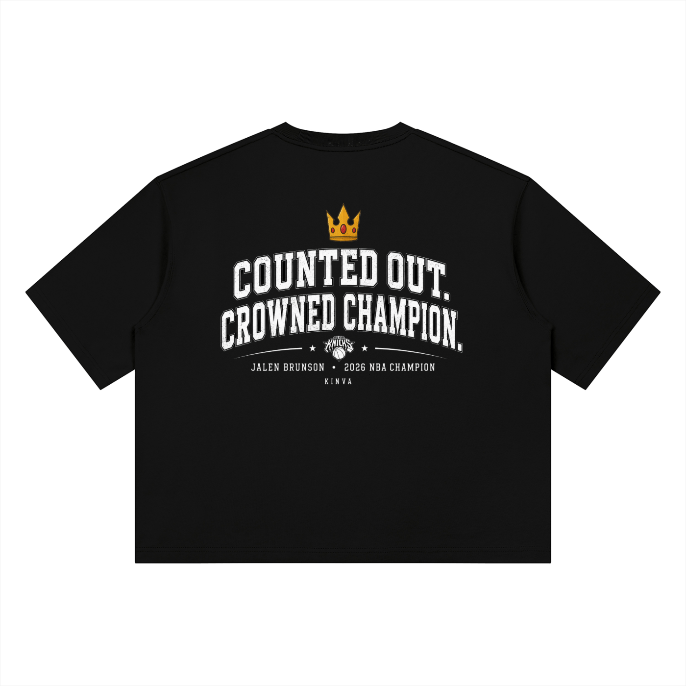 Crowned Champion Heavyweight Boxy T-Shirt